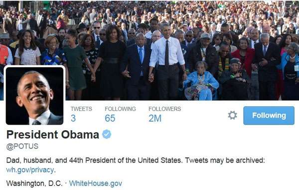 Barack Obama en Twitter